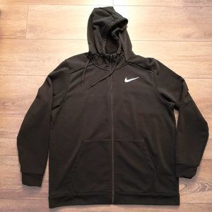 New Nike Men's Dri-Fit Hoodie Jacket - XL, Black